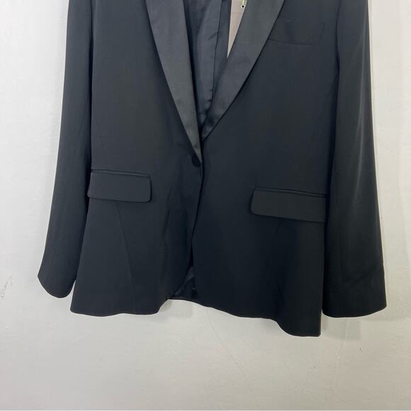 NWT Mint Velvet Black Boyfriend Modern Blazer Size 16 - Picture 8 of 14